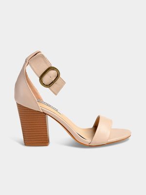 Women's Madison Nude Allan 3 Block Heels