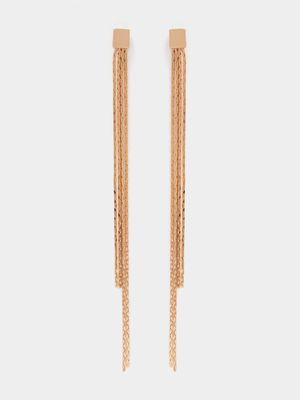 Long Strand Drop Earrings