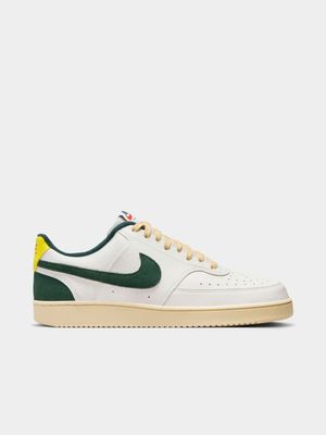 Nike Court Vision Low Men's Beige/Green Sneakers