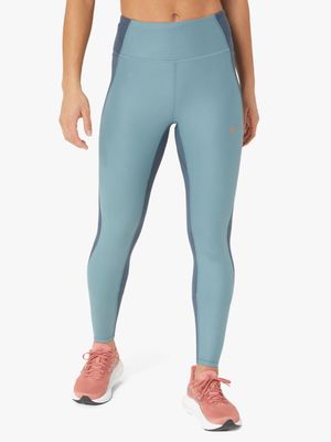 Womens Asics Nagino 7/8 Teal Run Tights