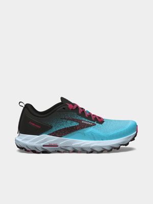 Womens Brooks Cascadia 17 Bluefish/Black Trail Running