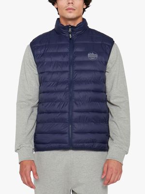 Men's Jeep Navy Core Sleeveless Puffer Jacket