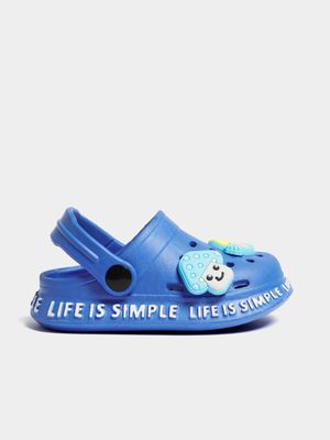 Jet Toddler Boys Blue Clog