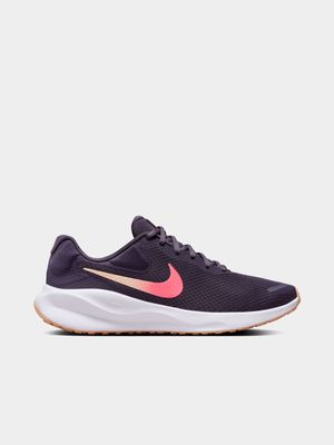 Women's Nike Revolution 7 Raisin/Crimson Running Shoes