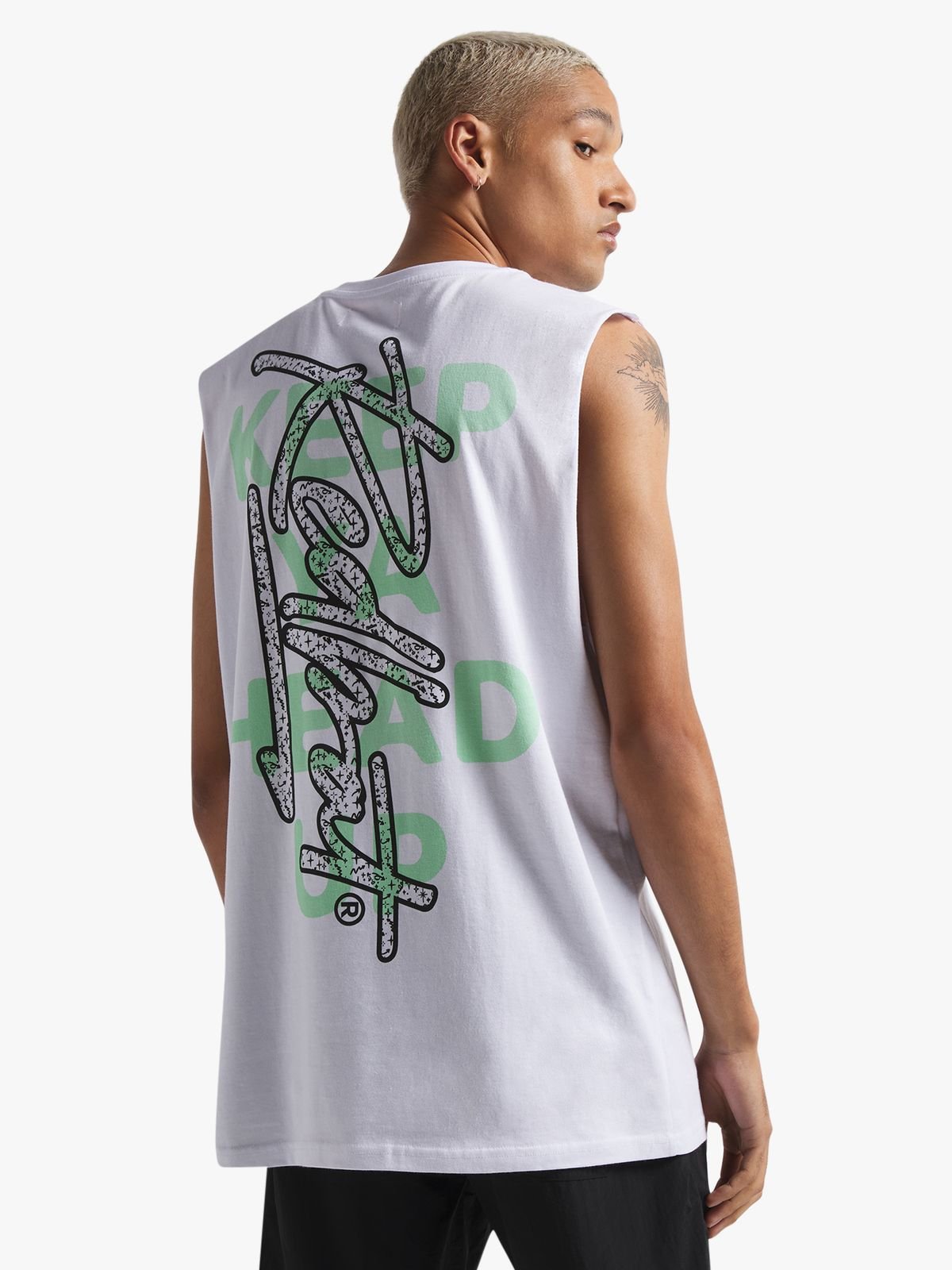 Redbat Men's White Tank Top - Bash.com