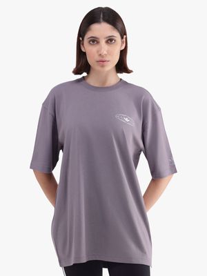 adidas Originals Women's Tour Brand Charcoal T-shirt