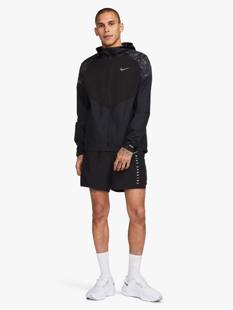 Mens Nike Run Division Miler Flash Black/Silver Running