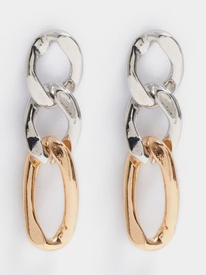 Irregular Chains Drop Earrings - Jewellery