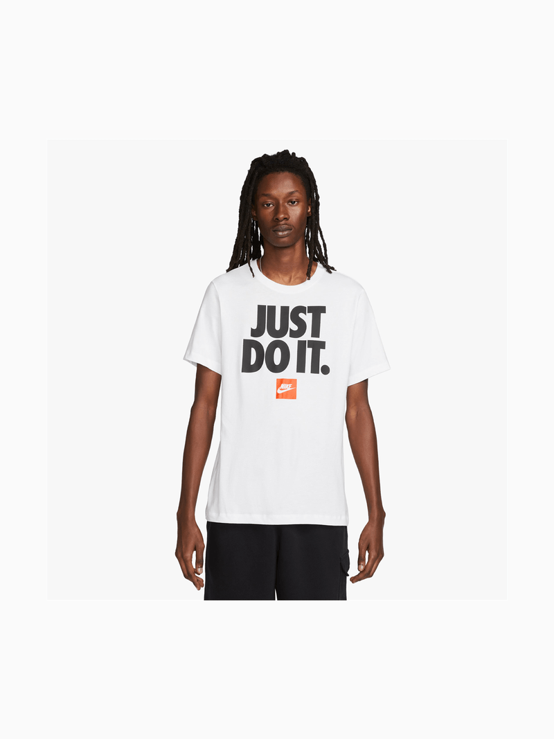 Nike just do it jacquard neck tee best sale