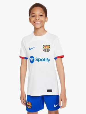 Junior Nike FC Barcelona Stadium 23/24 Away Jersey