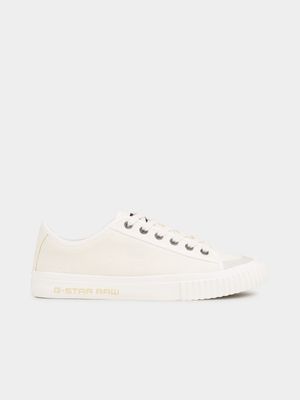 G-Star Women's Deck Basic White Sneakers