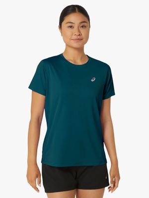 Womens Asics Core Teal Tee