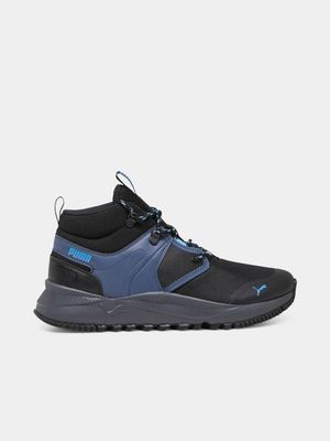 Mens Puma Pacer Future Black/Blue Mid Trail Sneakers