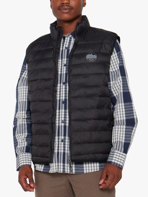 Men's Jeep Black Core Sleeveless Puffer Jacket