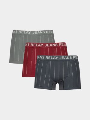 RJ Multicolour 3 Pack Vertical Stripe Seamless