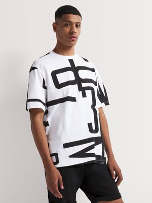 Men's Markham Signature Graphic White T-Shirt