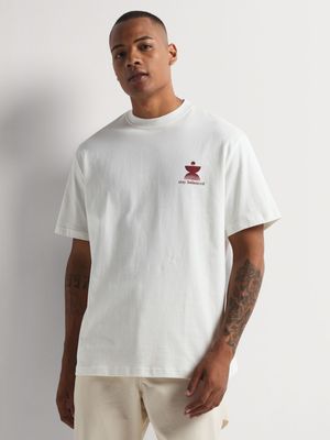 Men's Markham Stay Balanced Graphic Milk T-Shirt