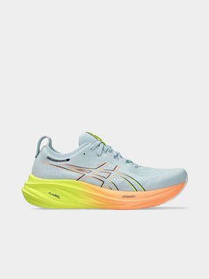 Mens Asics Gel-Nimbus 26 Paris Cool Grey/Safety Yellow Running Shoes