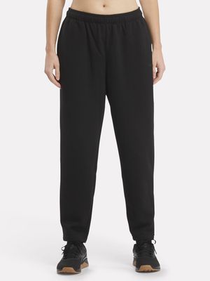 Reebok Women's Lux Fleece Black Pants