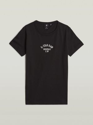 Kid's G-Star Black Slim T-Shirt