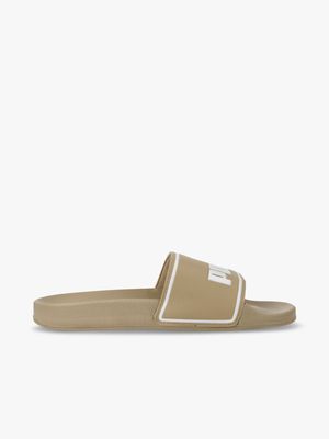 Women's Puma Poolcat ZAPD Sand Dune/White Slide