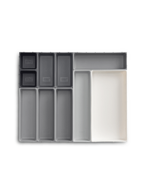 joseph joseph drawer organiser 10pc grey