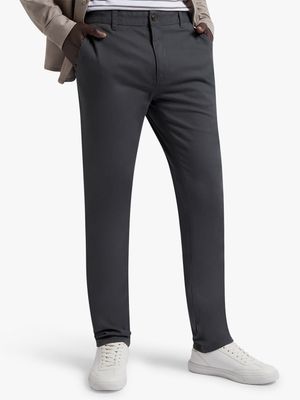 Men's Charcoal Skinny Chinos