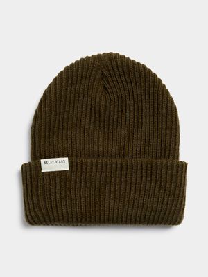 Men's Relay Jeans Basic Rib Fatigue Beanie