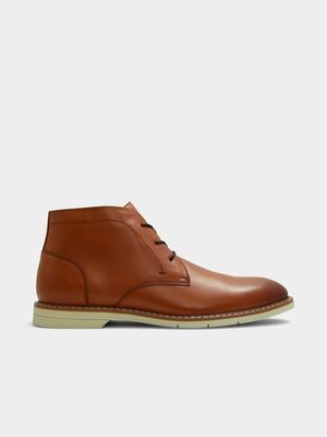 Men's ALDO Cognac Lace-Up Boots