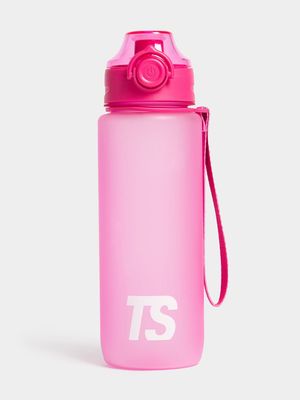 TS Tritan 750ML Neon Pink Power Water Bottle