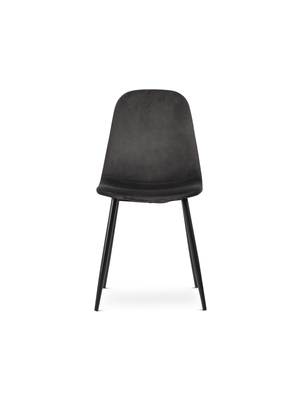 Fuga Dining Chair Fibreguard Velvet Anthracite