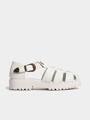 Men's Jonathan D Sammy White Sandal