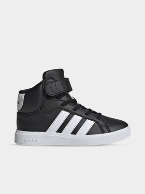 Junior adidas Grand Court Mid Black/White Sneaker