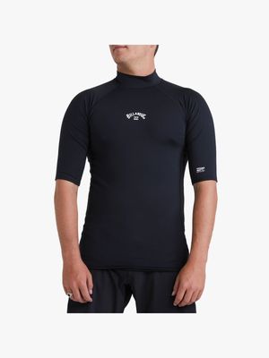 Men's Billabong Black All Day Arch Rash Vest