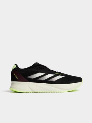 Mens adidas Duramo SL Black/Green Sneaker