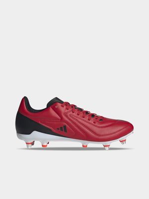 Mens adidas RS15 Softground Scarlet Red Rugby Boots