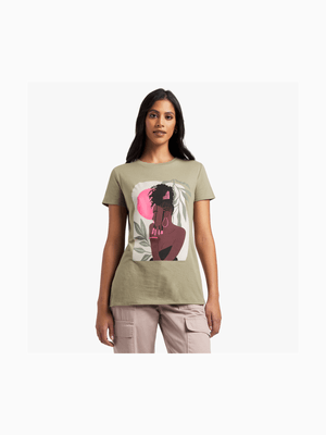 Women's Fatigue Graphic Print T-Shirt