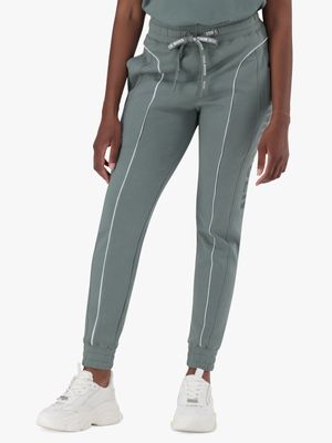 Women's Steve Madden Green Co-ord Zoey Scuba Joggers