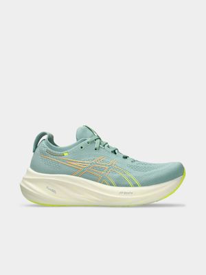 Womens Asics Gel-Nimbus 26 Light Celadon/Yellow Running Shoes