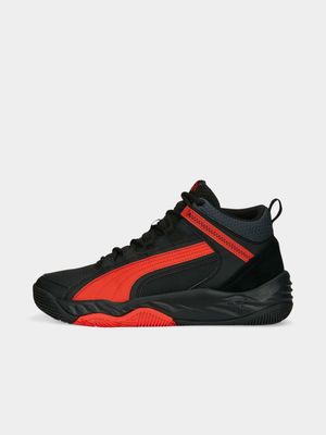 Men's Puma Rebound Future Evo Core Black/Red/Grey Sneaker