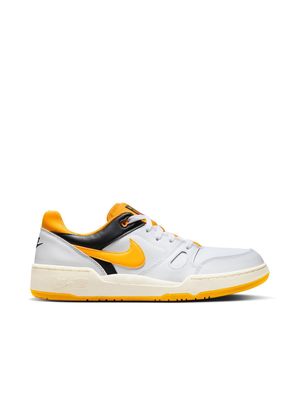 Nike Men's Full Force Low White/Yellow Sneaker