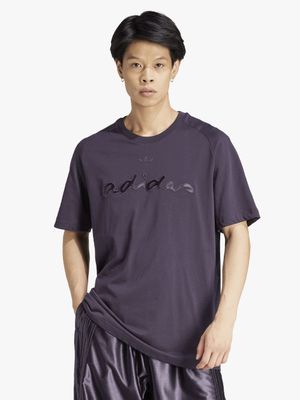 adidas Originals Men's Purple T-Shirt