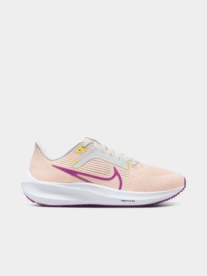 Womens Nike Air Zoom Pegasus 40 Pink/White Running Shoes