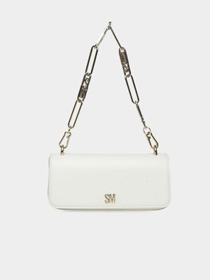 Women's Steve Madden White Blimbo Shoulder Bag