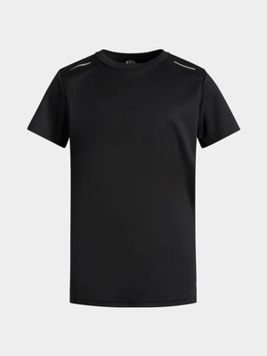 Boys TS Black Basic Performance Tee