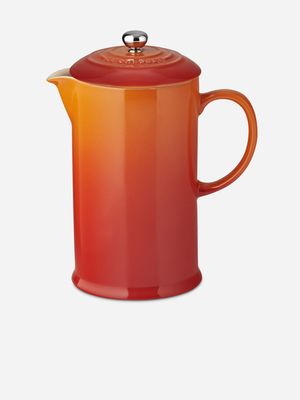 le creuset coffee press flame