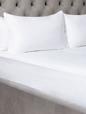 Grace Softest Gold Seal Certified Egyptian Cotton 200 Thread Count Fitted Sheet White