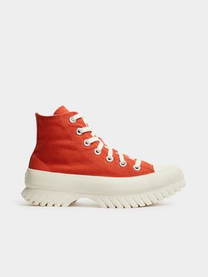 Converse Women's CTAS Lugged 2.0 Orange Sneaker