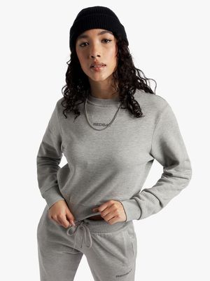 Redbat Classics Women's Grey Melange Sweat Top