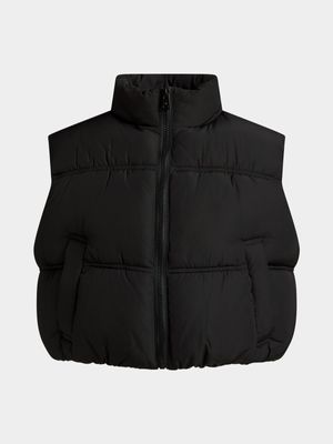 Older Girls Cropped Gilet